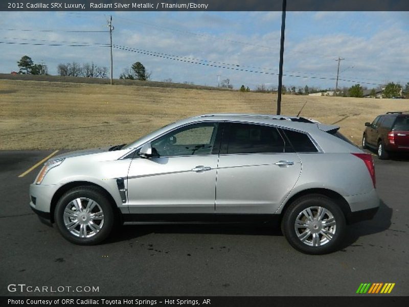Radiant Silver Metallic / Titanium/Ebony 2012 Cadillac SRX Luxury