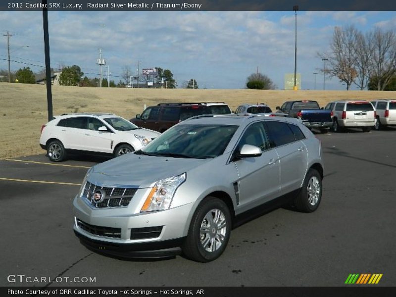 Radiant Silver Metallic / Titanium/Ebony 2012 Cadillac SRX Luxury