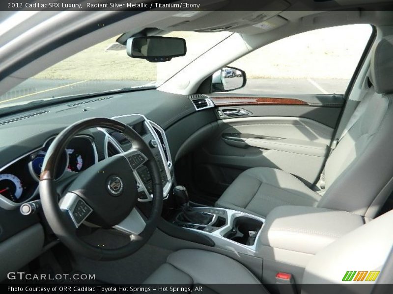 Radiant Silver Metallic / Titanium/Ebony 2012 Cadillac SRX Luxury