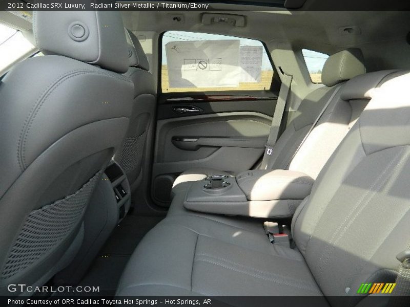 Radiant Silver Metallic / Titanium/Ebony 2012 Cadillac SRX Luxury