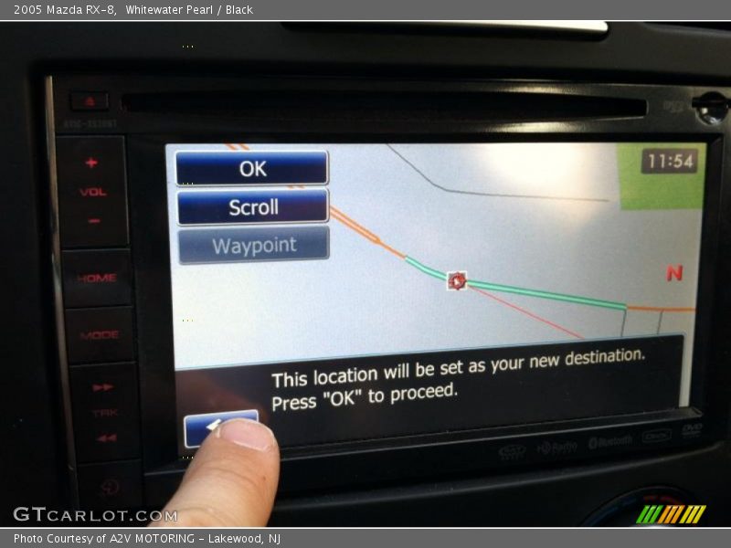 Whitewater Pearl / Black 2005 Mazda RX-8