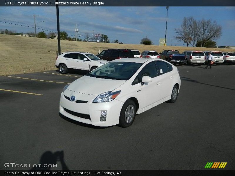 Blizzard White Pearl / Bisque 2011 Toyota Prius Hybrid II