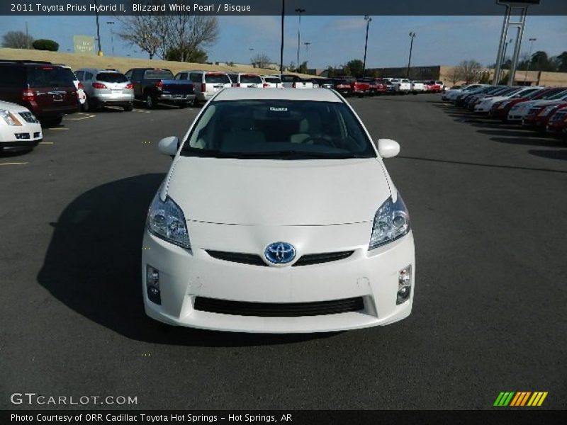 Blizzard White Pearl / Bisque 2011 Toyota Prius Hybrid II
