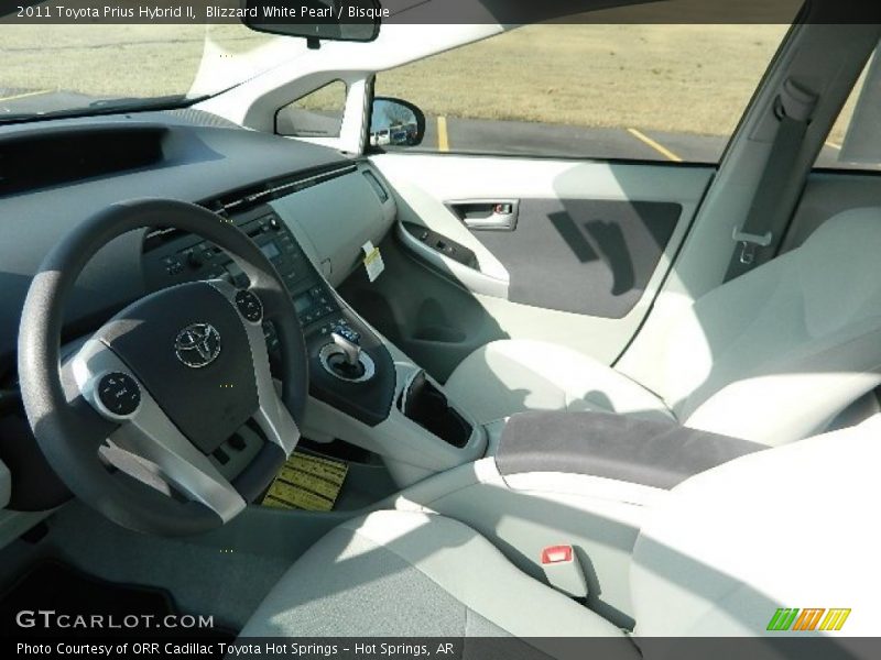 Blizzard White Pearl / Bisque 2011 Toyota Prius Hybrid II