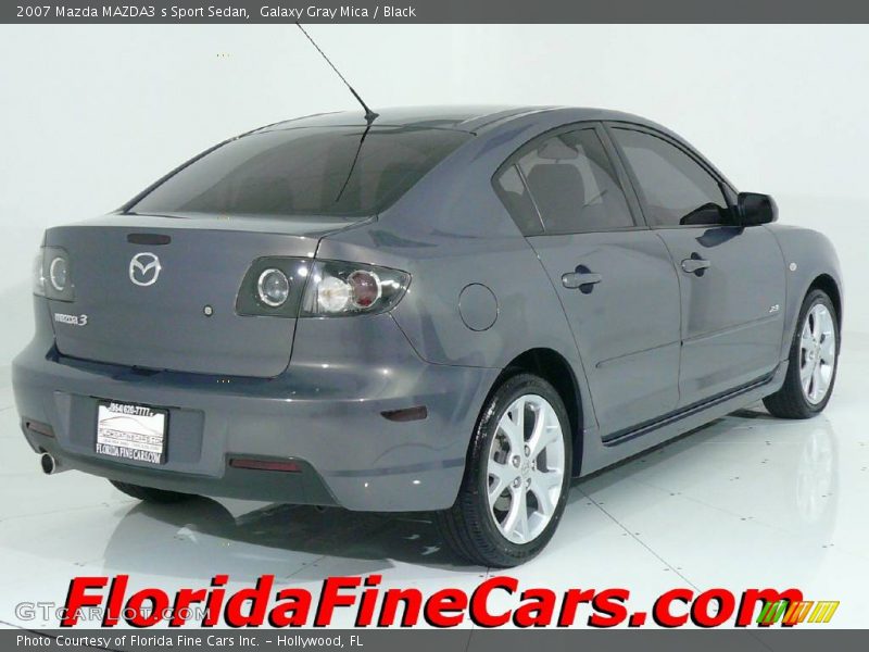 Galaxy Gray Mica / Black 2007 Mazda MAZDA3 s Sport Sedan