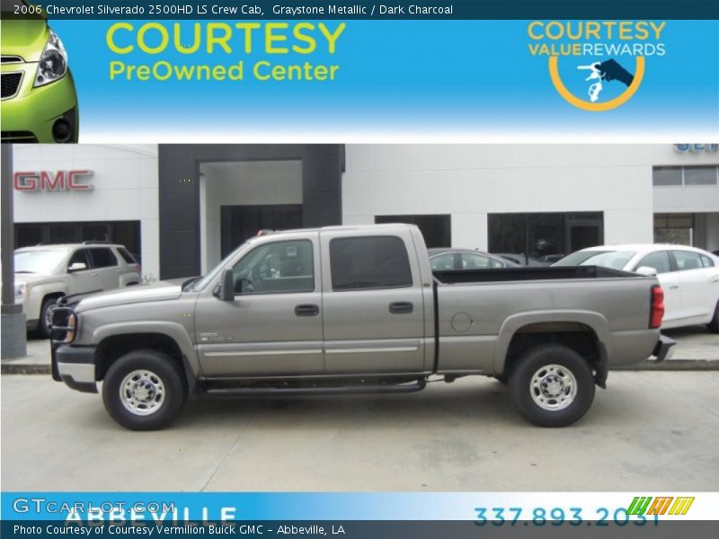 Graystone Metallic / Dark Charcoal 2006 Chevrolet Silverado 2500HD LS Crew Cab