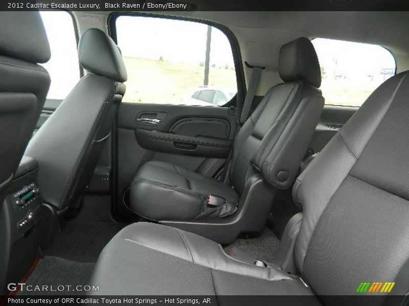 Black Raven / Ebony/Ebony 2012 Cadillac Escalade Luxury