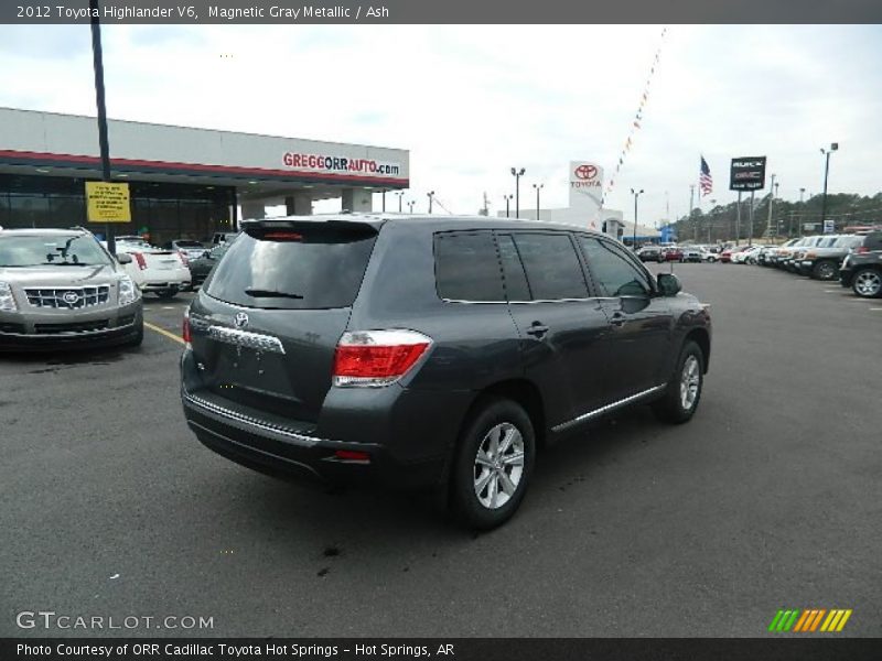 Magnetic Gray Metallic / Ash 2012 Toyota Highlander V6