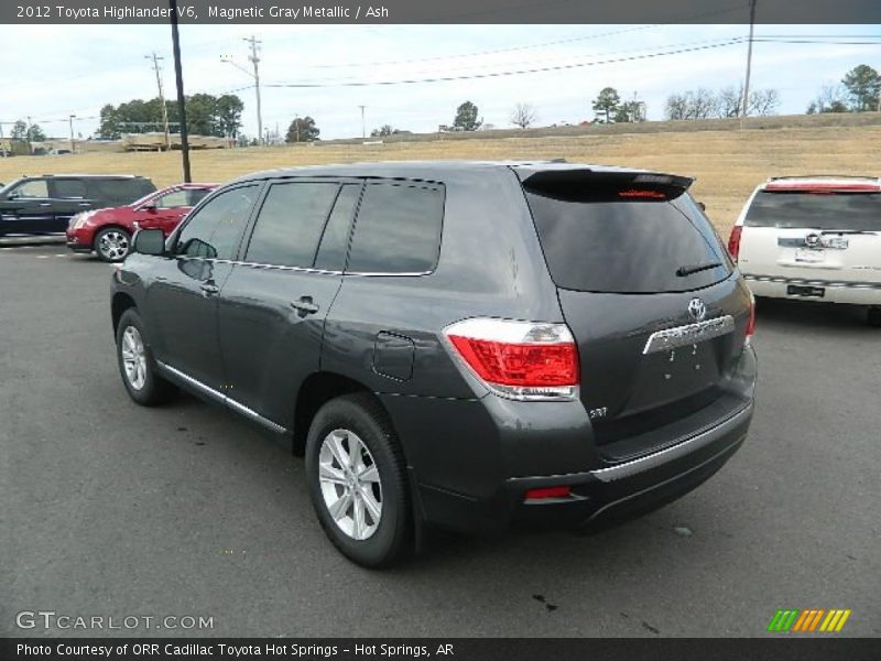 Magnetic Gray Metallic / Ash 2012 Toyota Highlander V6