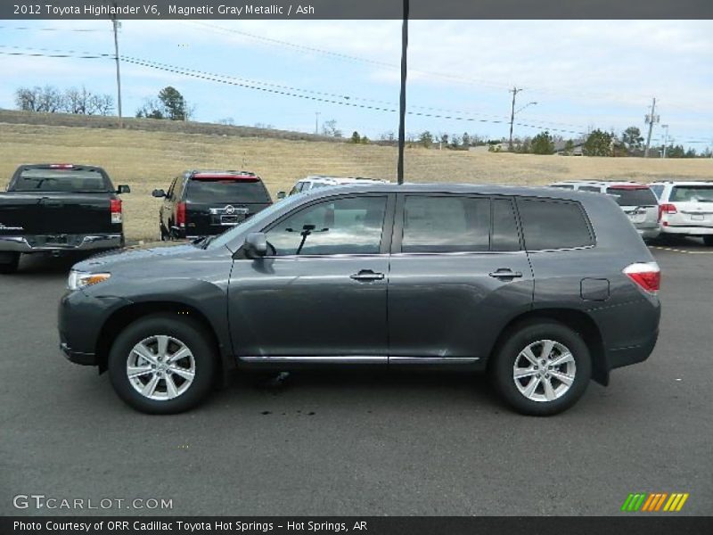 Magnetic Gray Metallic / Ash 2012 Toyota Highlander V6