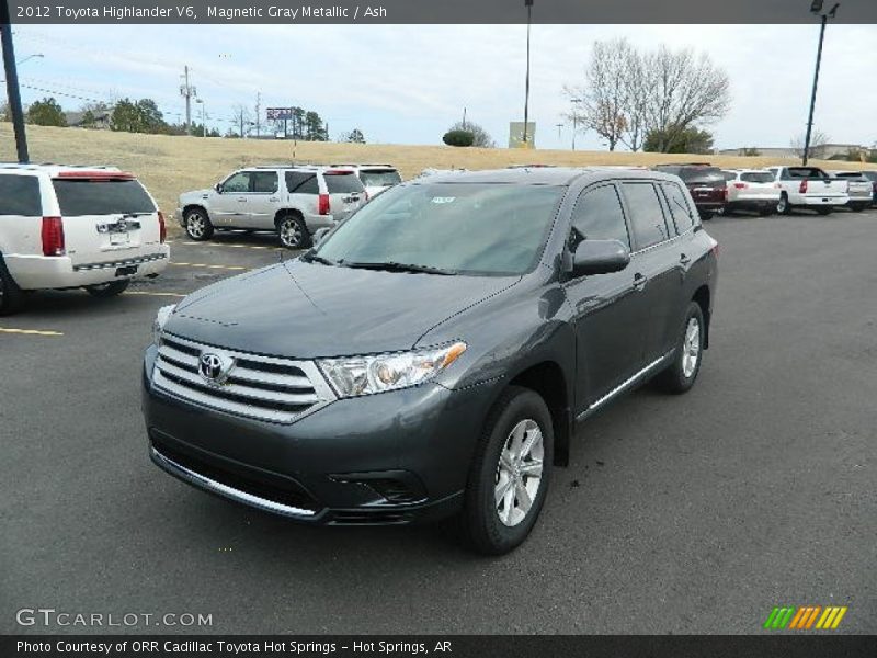 Magnetic Gray Metallic / Ash 2012 Toyota Highlander V6