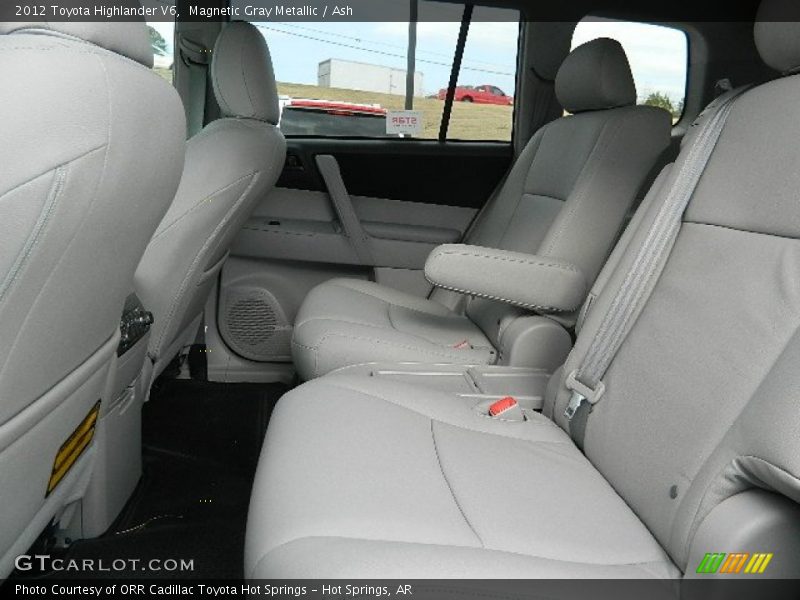Magnetic Gray Metallic / Ash 2012 Toyota Highlander V6