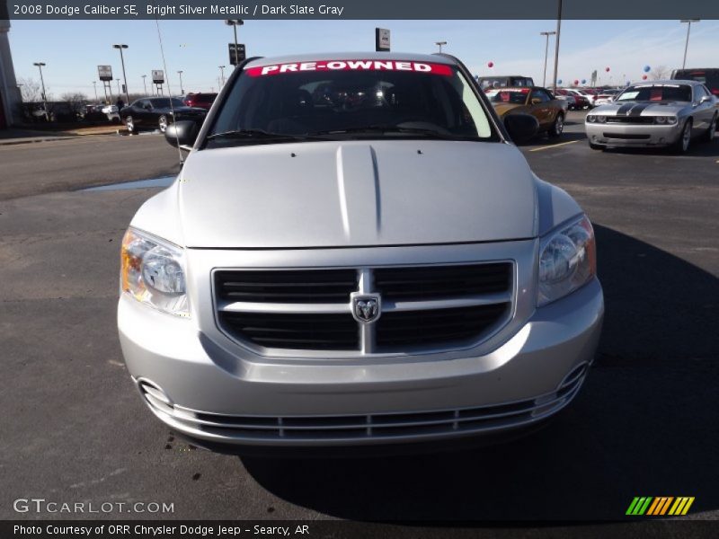 Bright Silver Metallic / Dark Slate Gray 2008 Dodge Caliber SE