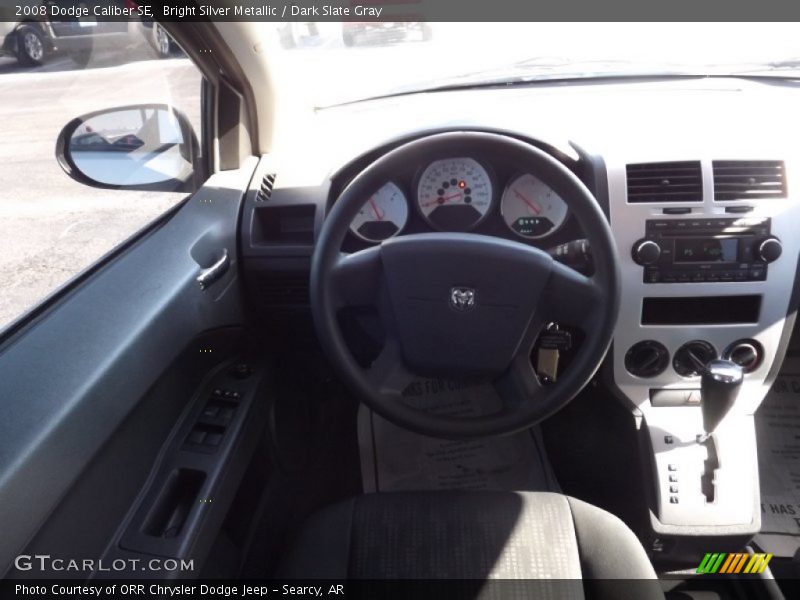 Bright Silver Metallic / Dark Slate Gray 2008 Dodge Caliber SE