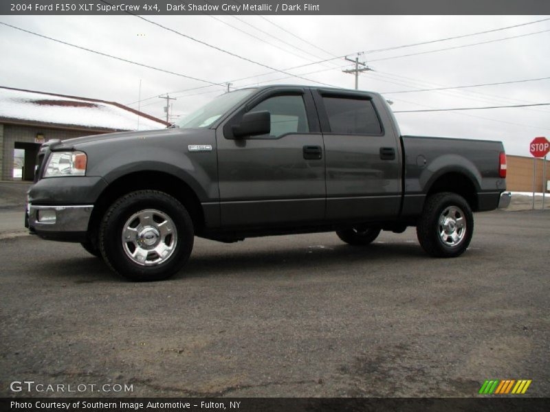 Dark Shadow Grey Metallic / Dark Flint 2004 Ford F150 XLT SuperCrew 4x4