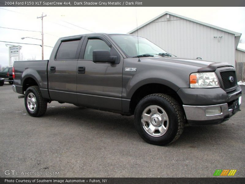 Dark Shadow Grey Metallic / Dark Flint 2004 Ford F150 XLT SuperCrew 4x4