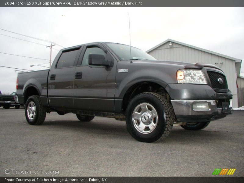 Dark Shadow Grey Metallic / Dark Flint 2004 Ford F150 XLT SuperCrew 4x4