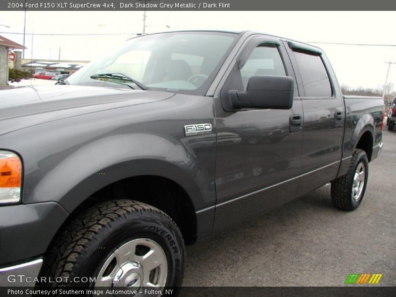 Dark Shadow Grey Metallic / Dark Flint 2004 Ford F150 XLT SuperCrew 4x4