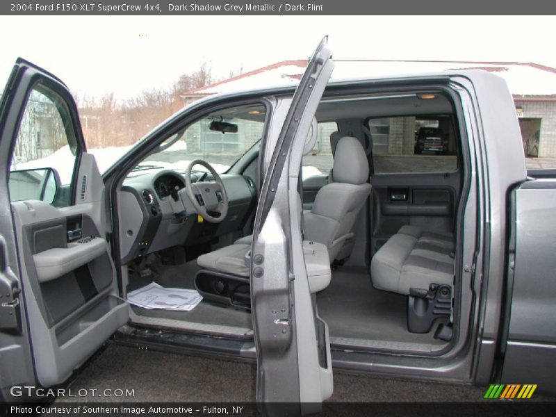 Dark Shadow Grey Metallic / Dark Flint 2004 Ford F150 XLT SuperCrew 4x4