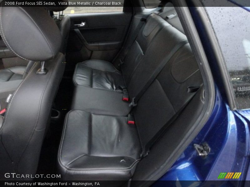 Vista Blue Metallic / Charcoal Black 2008 Ford Focus SES Sedan
