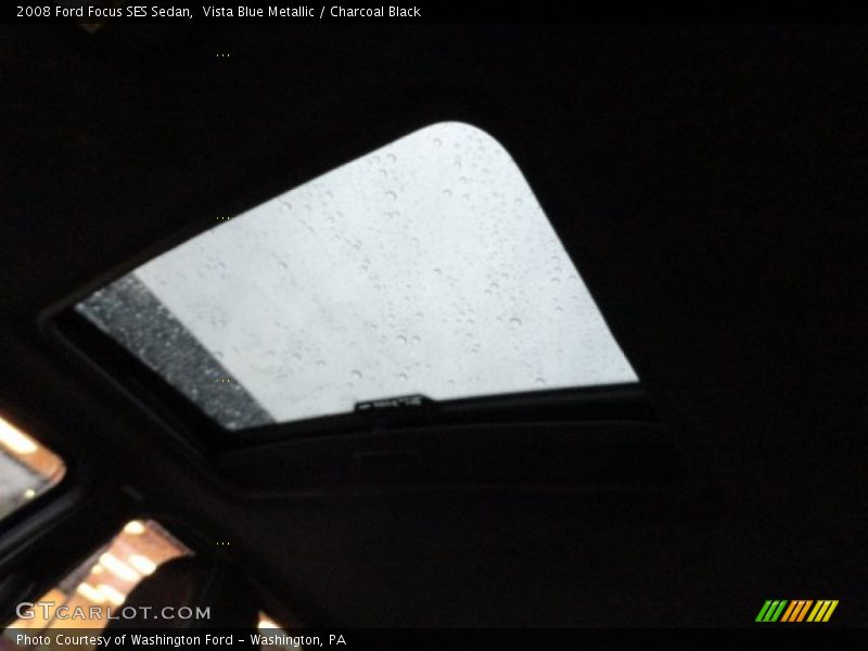 Vista Blue Metallic / Charcoal Black 2008 Ford Focus SES Sedan