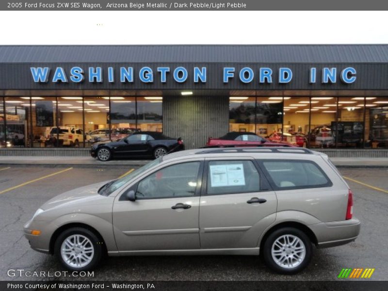 Arizona Beige Metallic / Dark Pebble/Light Pebble 2005 Ford Focus ZXW SES Wagon