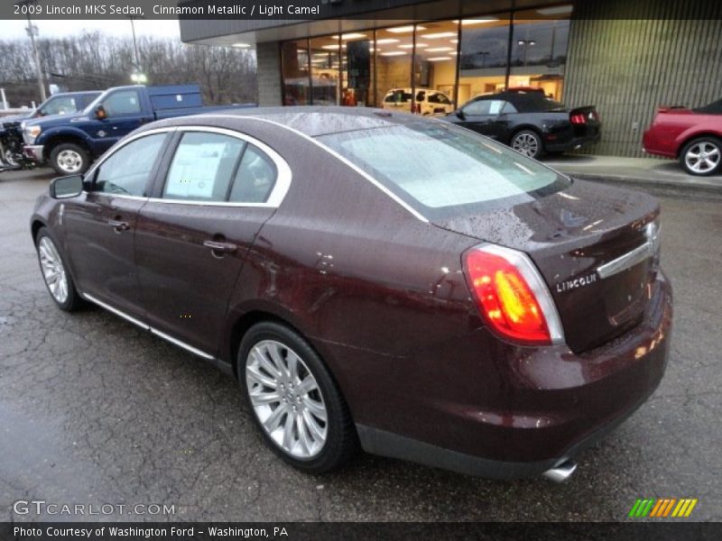 Cinnamon Metallic / Light Camel 2009 Lincoln MKS Sedan