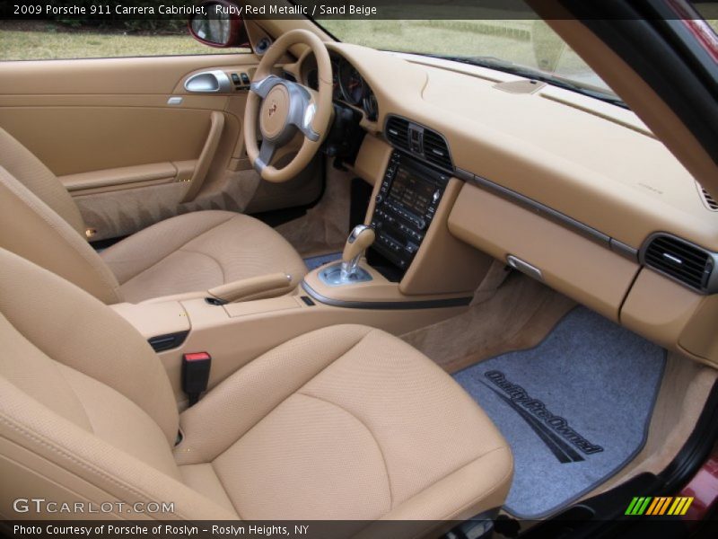  2009 911 Carrera Cabriolet Sand Beige Interior