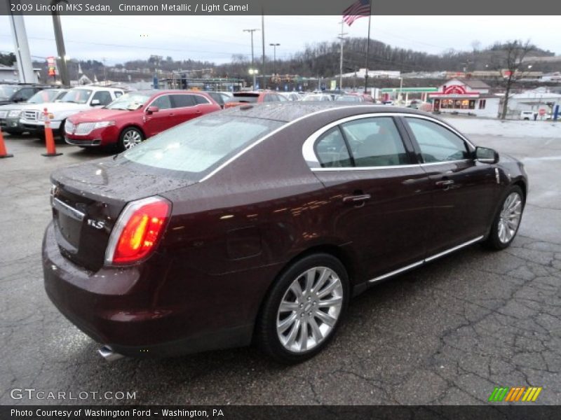 Cinnamon Metallic / Light Camel 2009 Lincoln MKS Sedan