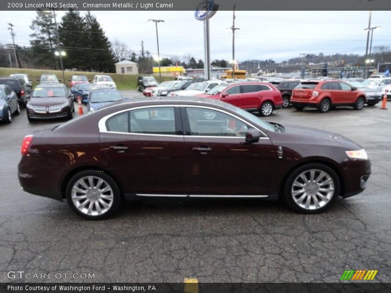 Cinnamon Metallic / Light Camel 2009 Lincoln MKS Sedan