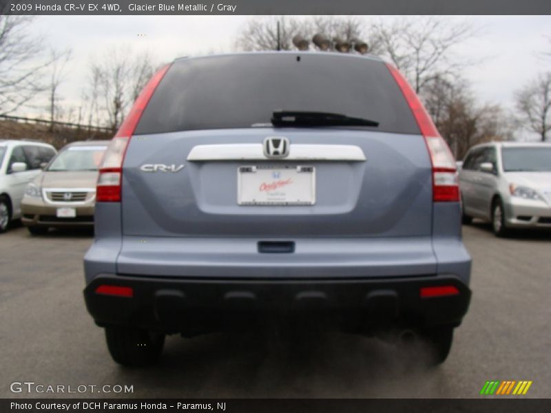 Glacier Blue Metallic / Gray 2009 Honda CR-V EX 4WD