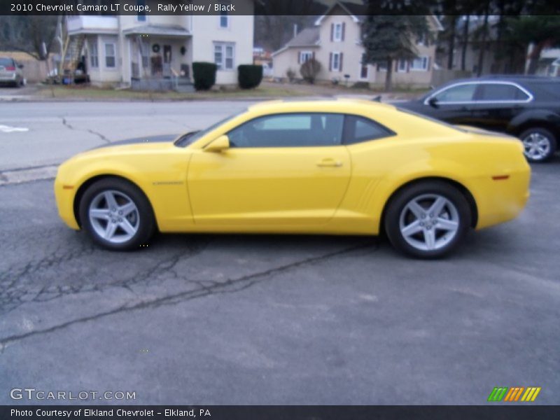 Rally Yellow / Black 2010 Chevrolet Camaro LT Coupe
