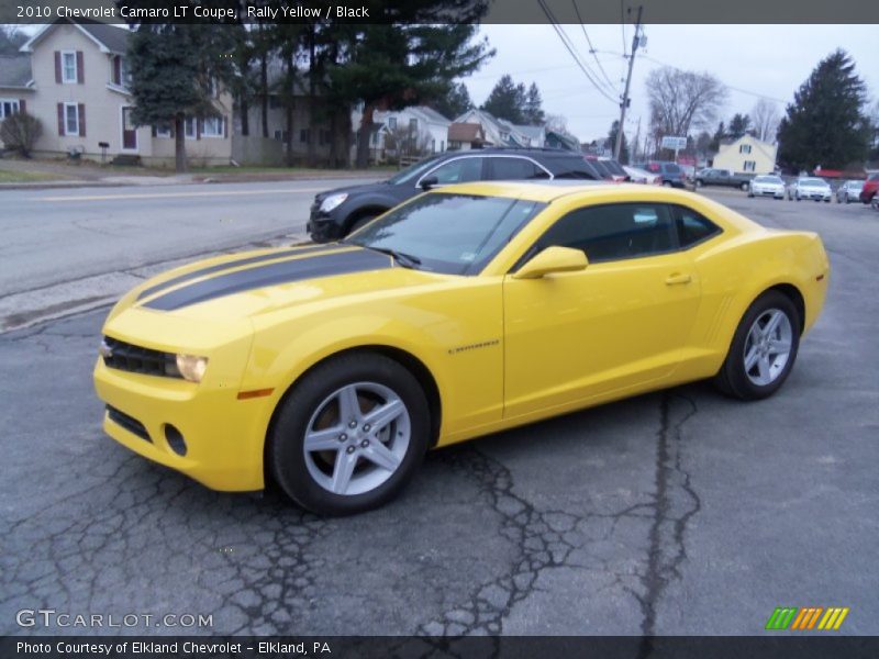 Rally Yellow / Black 2010 Chevrolet Camaro LT Coupe