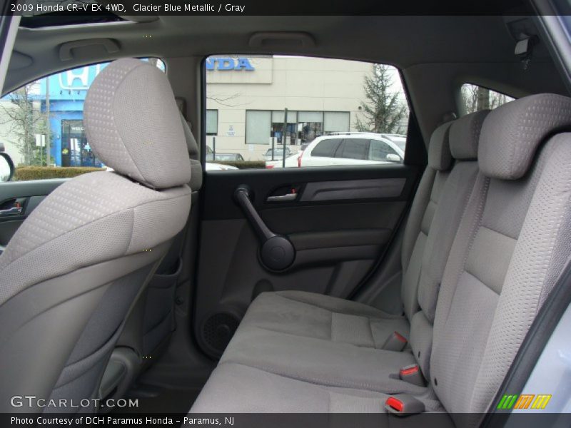 Glacier Blue Metallic / Gray 2009 Honda CR-V EX 4WD