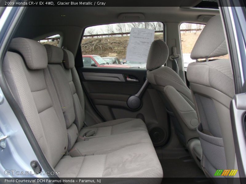 Glacier Blue Metallic / Gray 2009 Honda CR-V EX 4WD
