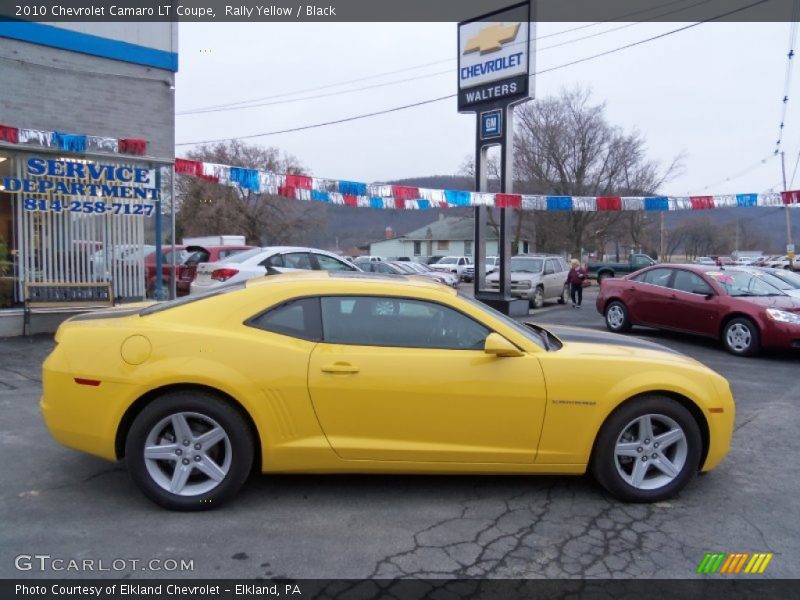 Rally Yellow / Black 2010 Chevrolet Camaro LT Coupe