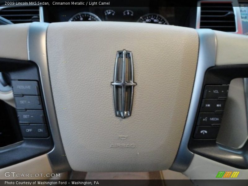Cinnamon Metallic / Light Camel 2009 Lincoln MKS Sedan