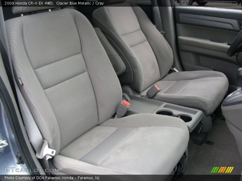 Glacier Blue Metallic / Gray 2009 Honda CR-V EX 4WD