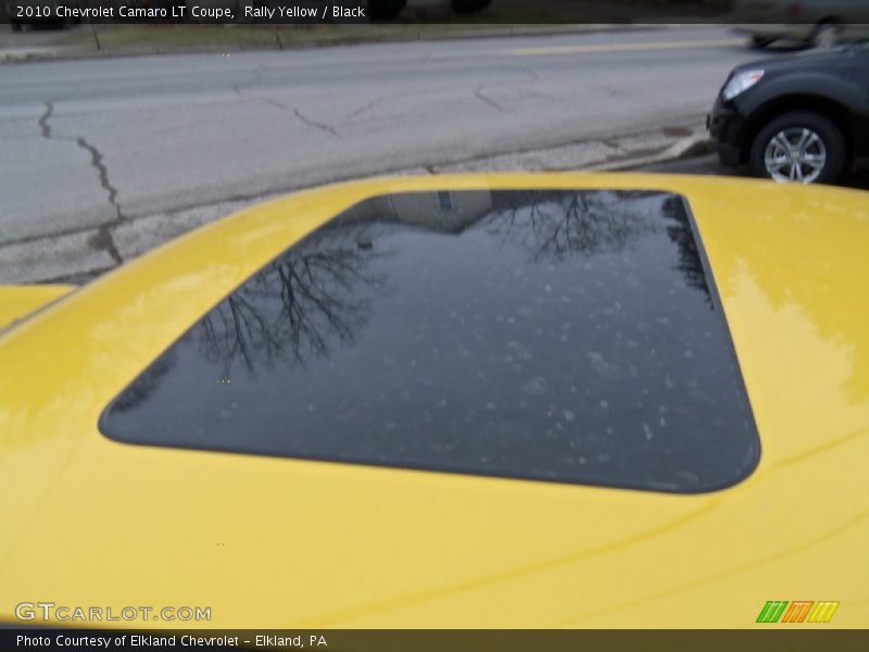 Rally Yellow / Black 2010 Chevrolet Camaro LT Coupe