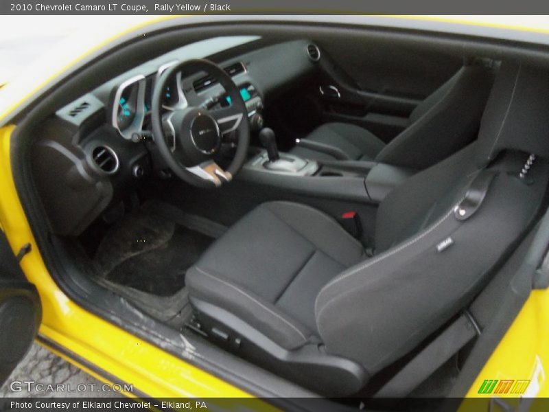 Rally Yellow / Black 2010 Chevrolet Camaro LT Coupe