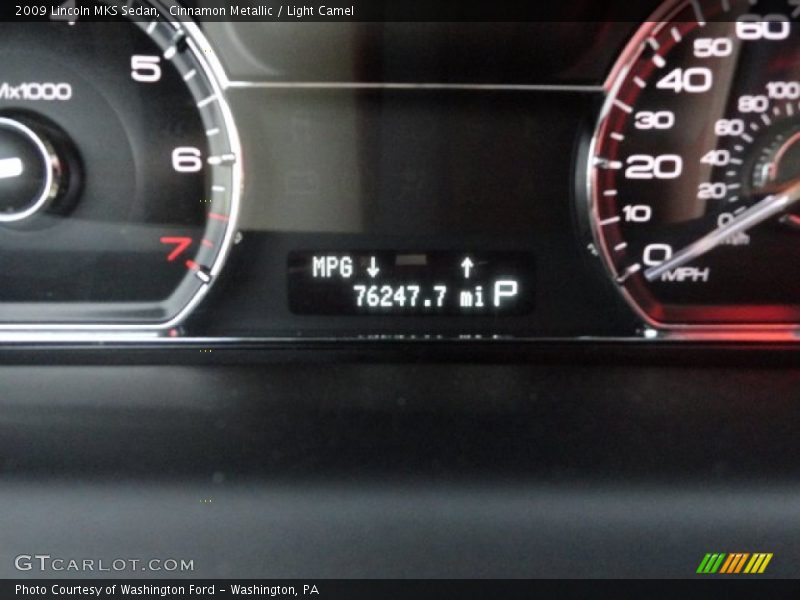 Cinnamon Metallic / Light Camel 2009 Lincoln MKS Sedan