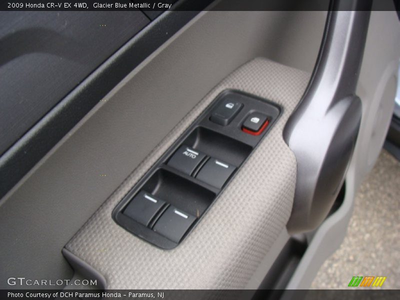 Glacier Blue Metallic / Gray 2009 Honda CR-V EX 4WD