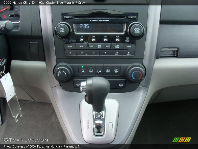 Glacier Blue Metallic / Gray 2009 Honda CR-V EX 4WD