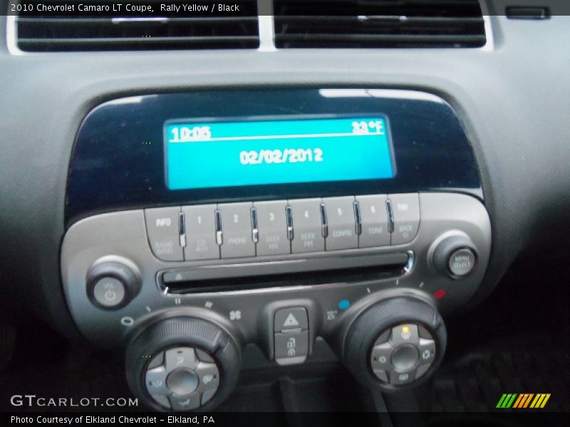 Rally Yellow / Black 2010 Chevrolet Camaro LT Coupe