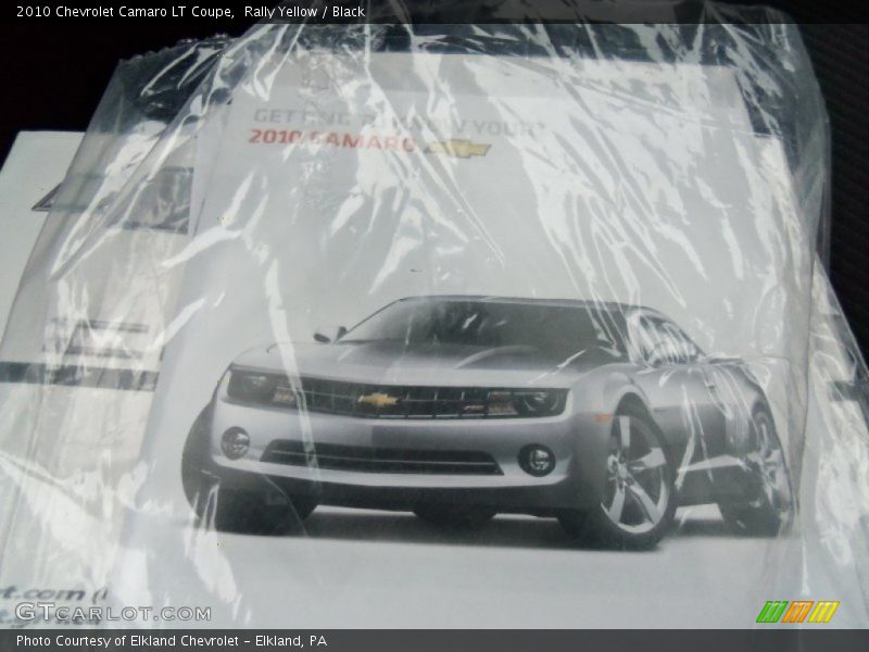 Rally Yellow / Black 2010 Chevrolet Camaro LT Coupe