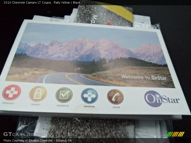 Rally Yellow / Black 2010 Chevrolet Camaro LT Coupe