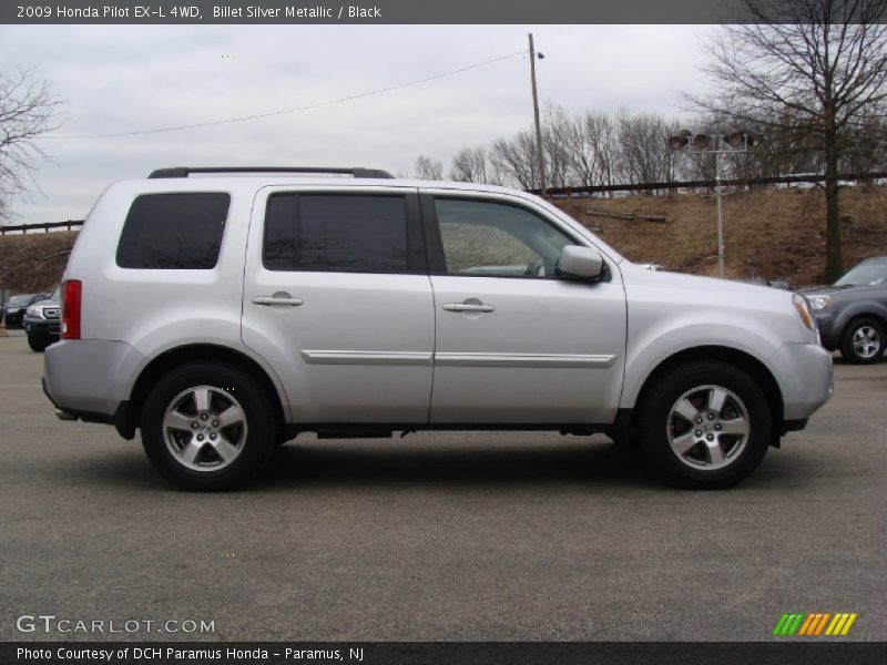 Billet Silver Metallic / Black 2009 Honda Pilot EX-L 4WD