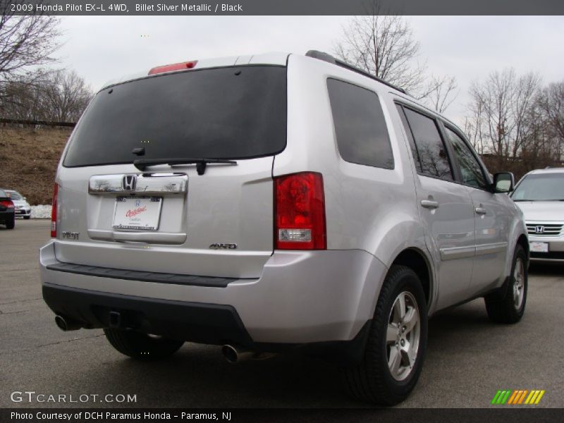 Billet Silver Metallic / Black 2009 Honda Pilot EX-L 4WD