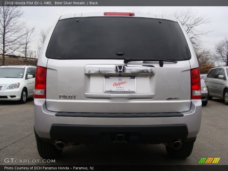 Billet Silver Metallic / Black 2009 Honda Pilot EX-L 4WD