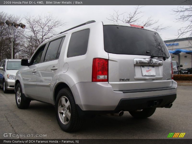 Billet Silver Metallic / Black 2009 Honda Pilot EX-L 4WD